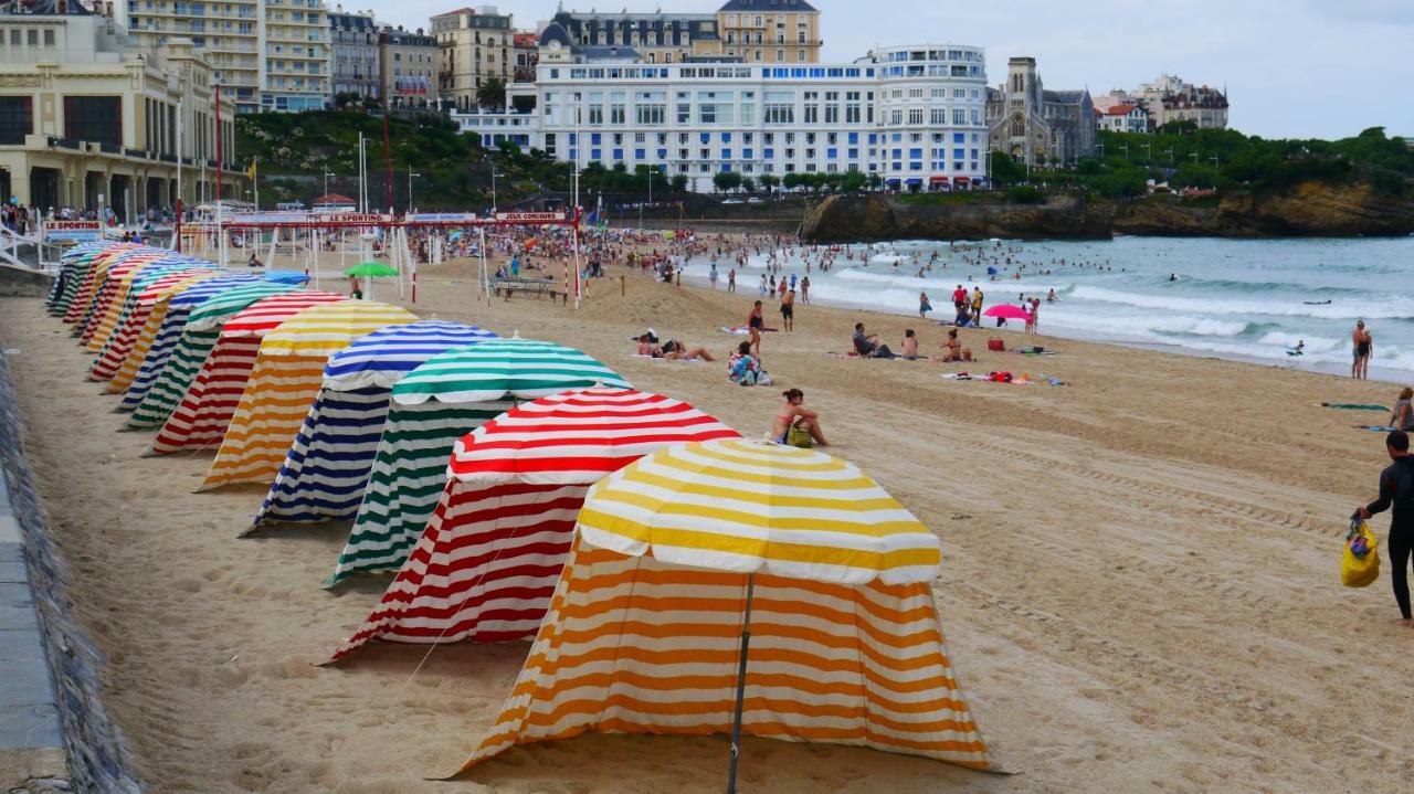 Studio Grande Plage De Биарриц Экстерьер фото